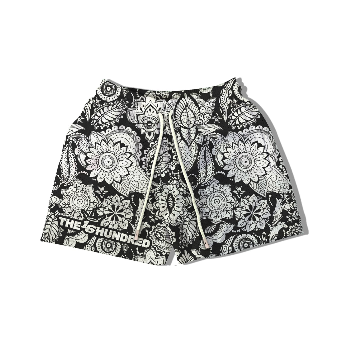 TRAD BLACK & WHITE Mesh Shorts