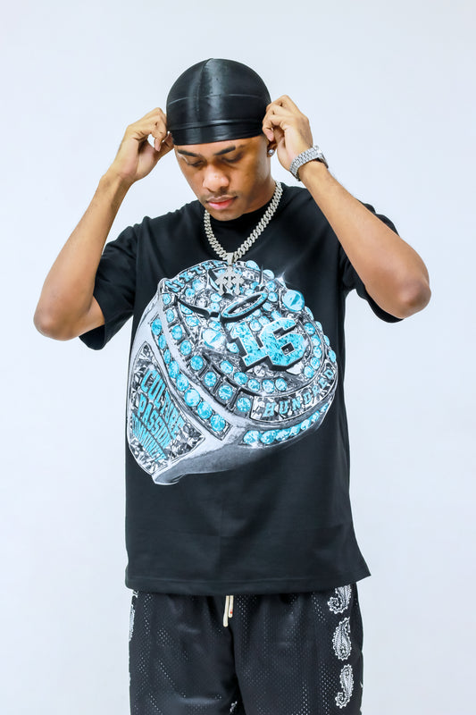 CELEBRATION RING Tee in Black