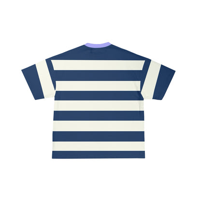 STRIPE HORNS TEE (Embroidered logo)