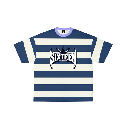 STRIPE HORNS TEE (Embroidered logo)