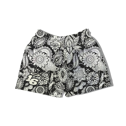 TRAD BLACK & WHITE Mesh Shorts
