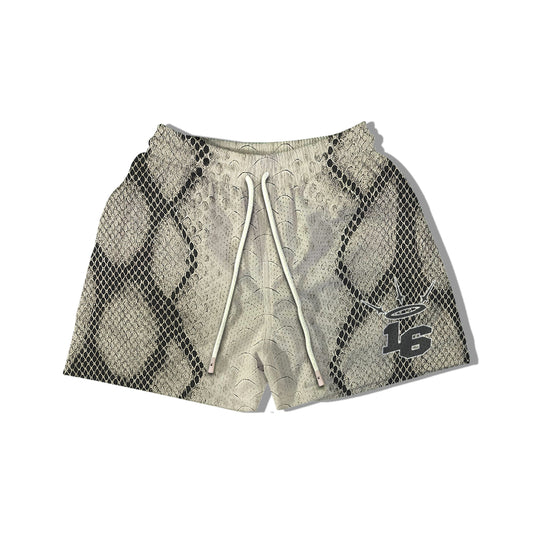 SNAKESKIN Mesh Shorts