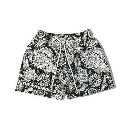TRAD BLACK & WHITE Mesh Shorts