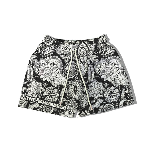 TRAD BLACK & WHITE Mesh Shorts