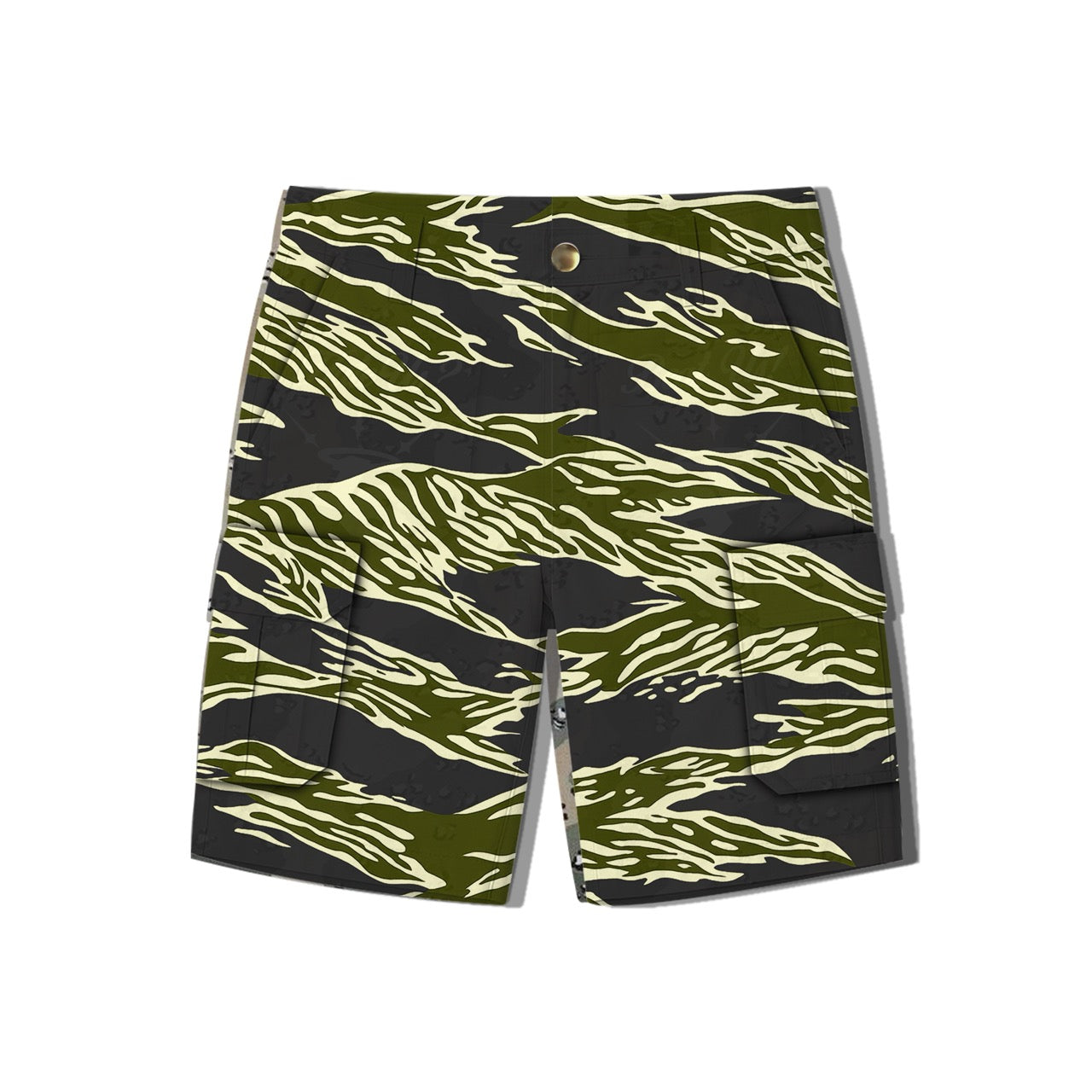 Tiger Camou Cargo Jorts