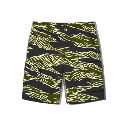 Tiger Camou Cargo Jorts