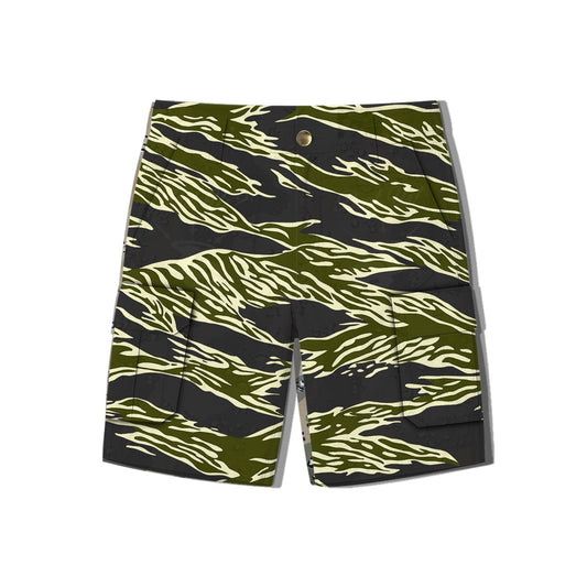 Tiger Camou Cargo Jorts