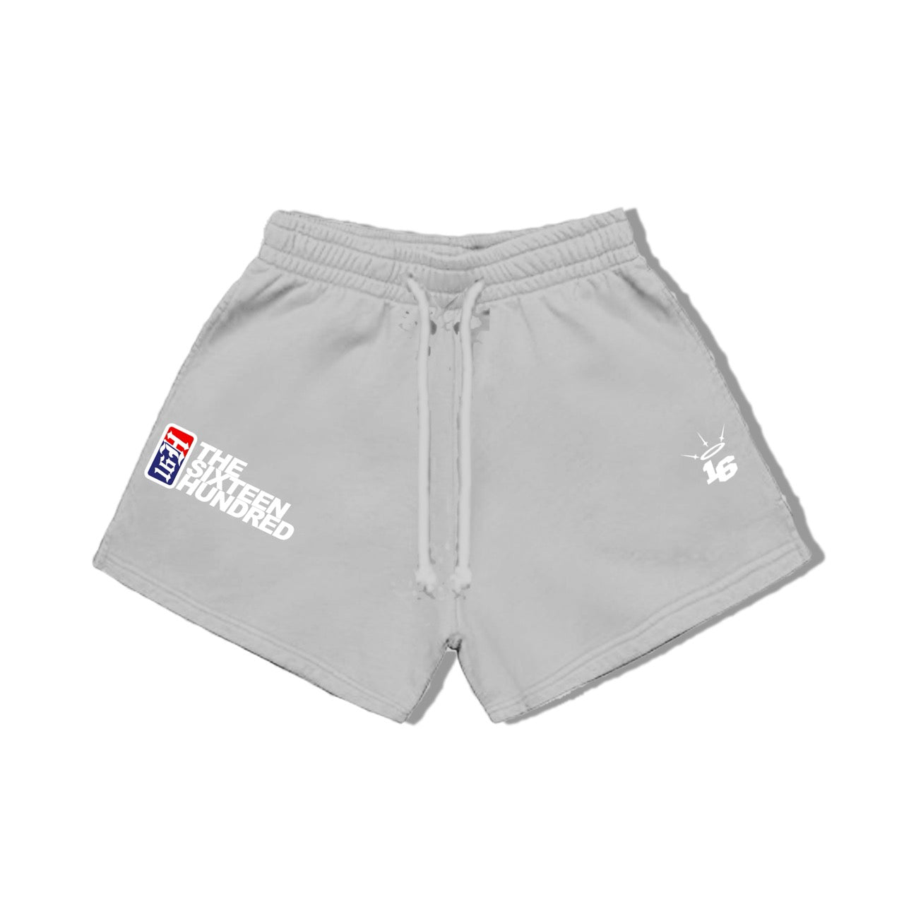 16Sports Embro Fleece Shorts in Light Gray