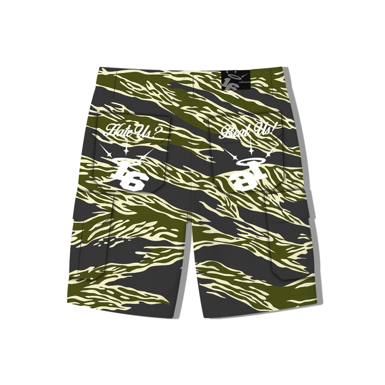 Tiger Camou Cargo Jorts