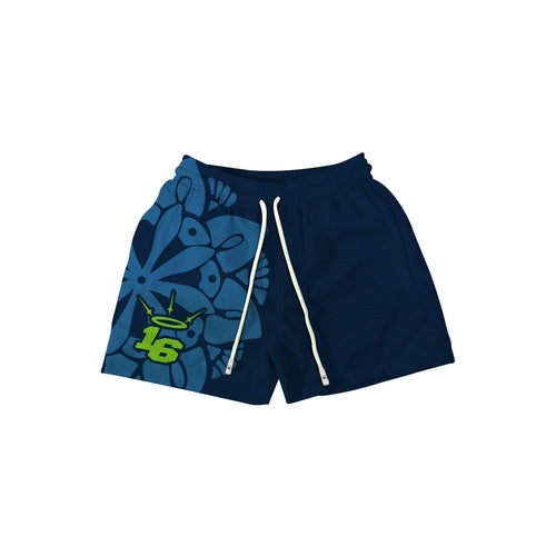 MANDALA BLUE Mesh Shorts