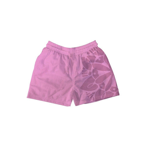 MANDALA BUBBLEGUM PINK Mesh Shorts