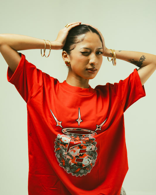 ORNAMENT Tee in Red