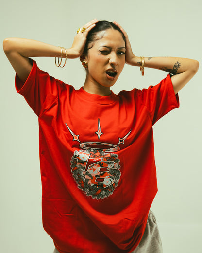 ORNAMENT Tee in Red