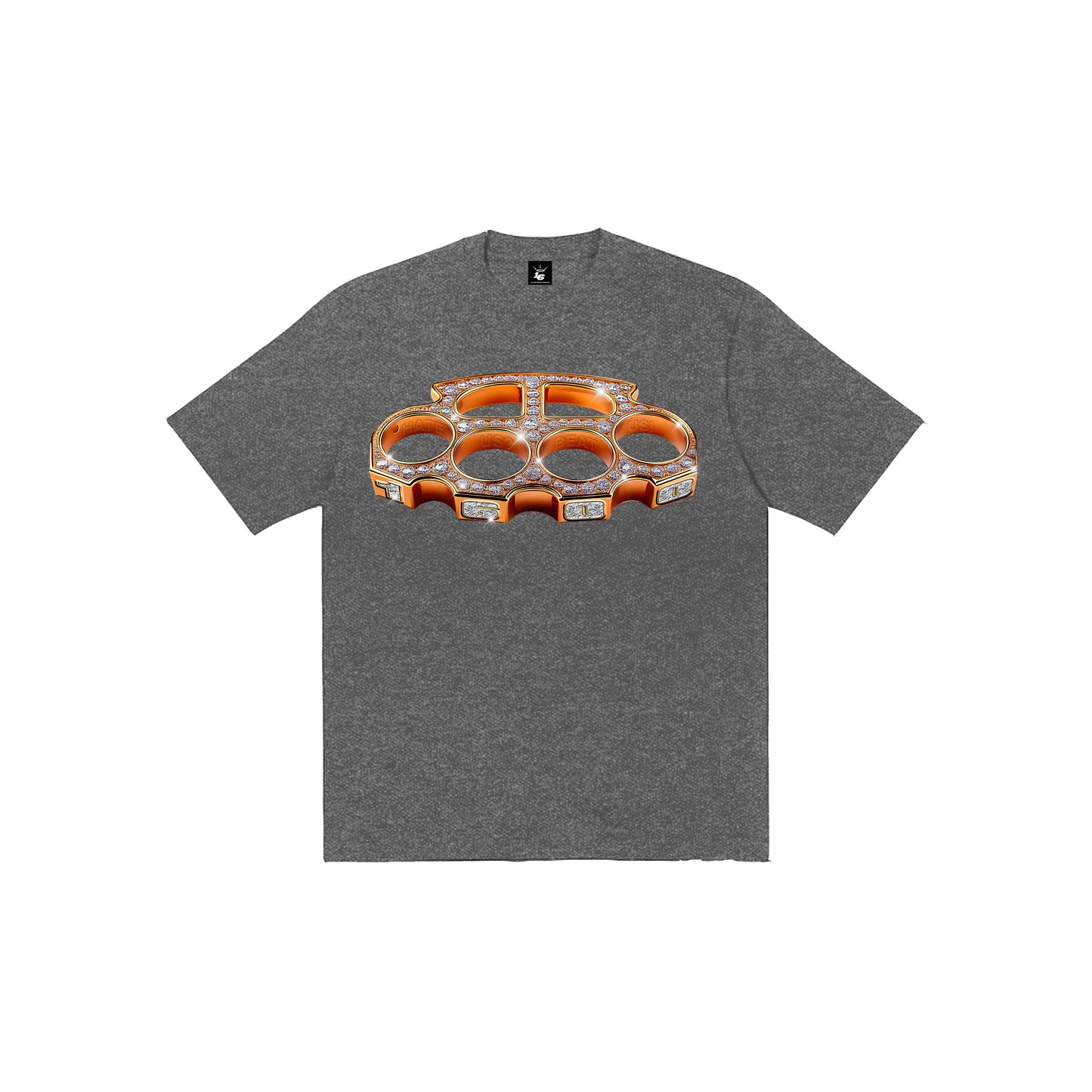 KNUCKLES Tee in Heather Gray